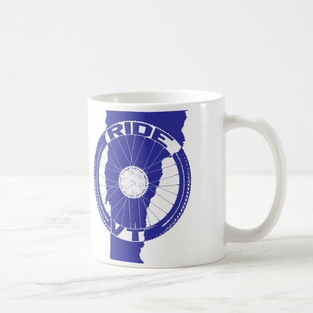 Caneca De Café Andar de bicicleta em Vermont (Direita)