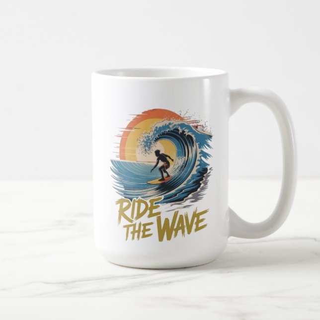 Caneca De Café Andar pela onda (Direita)