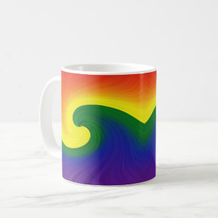 Caneca De Café Andar pela onda