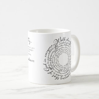 Caneca De Café Ande alegremente... George Fox Cote Mug
