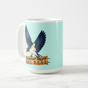Caneca De Café Andorinha de Mil Milhas Um Ninho