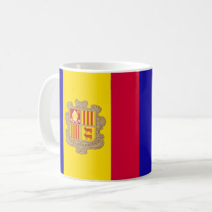 Caneca De Café Andorra Bandeira Café Mug