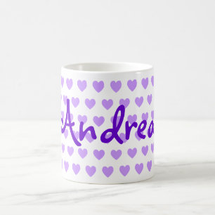 Caneca De Café Andrea no roxo