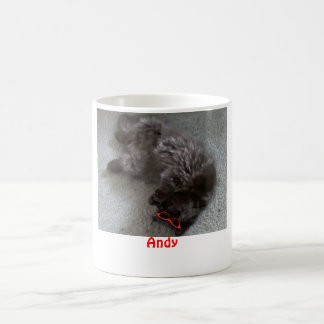Caneca De Café Andy o gato persa