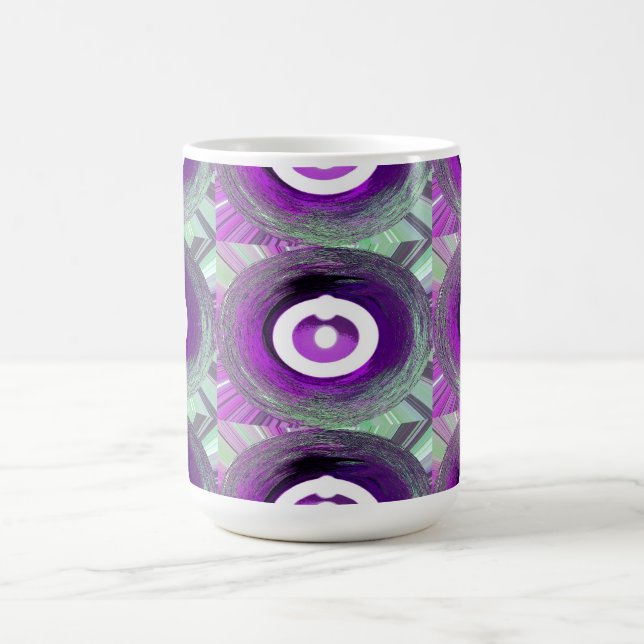 Caneca De Café Anéis da sorte arte da sorte (Centro)