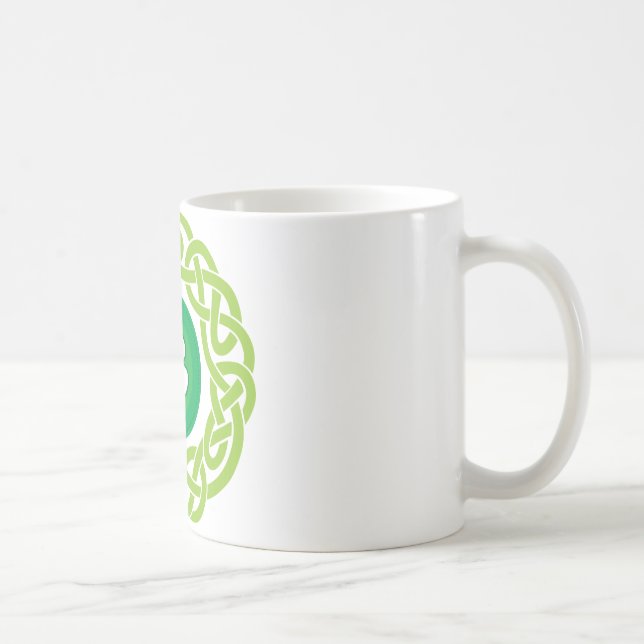 Caneca De Café ANEL CELTICO com SHAMROCK (Direita)