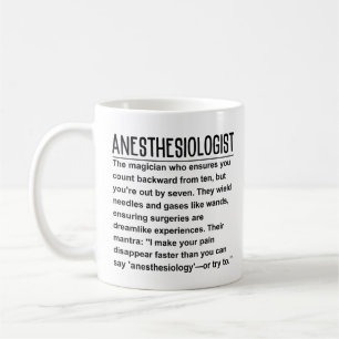 Caneca De Café Anestesiologista