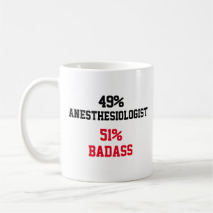 Caneca De Café Anestesiologista Badass