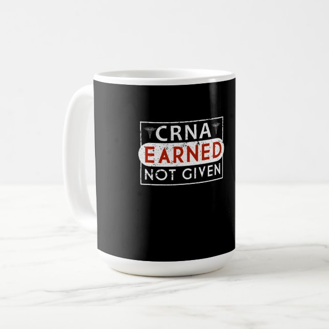 Caneca De Café Anesthesiologist registrado CRNA do Anesthetist (Frente Esquerda)