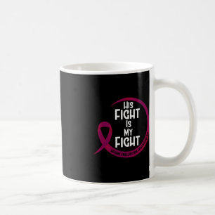 Caneca De Café Aneurisma Cérebro Consciência Burgundy Luta