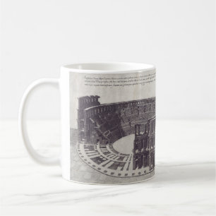Caneca De Café Anfiteatro de Verona na Piazza Bra