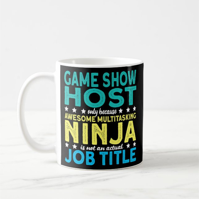Caneca De Café Anfitrião de Programas de Jogo  (Esquerda)