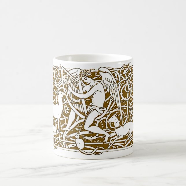 Caneca De Café Angel com Harp (Centro)
