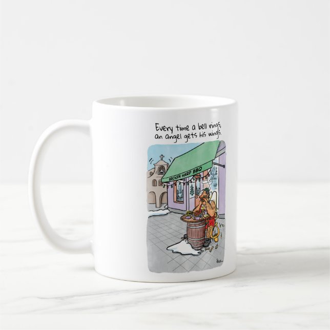 Caneca De Café Angel Comida Mug (Esquerda)