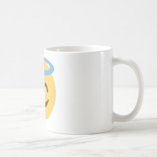 Caneca De Café Angel Emoji (Direita)