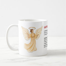 Caneca De Café Angel Gabriel Lexicon, Herald dos Planos Divinos