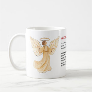 Caneca De Café Angel Gabriel Lexicon, Herald dos Planos Divinos