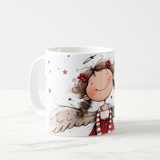 Caneca De Café Angel Giggle  (Frente Esquerda)