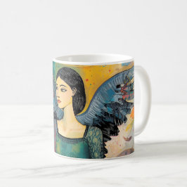 Caneca De Café Angel Glow Art