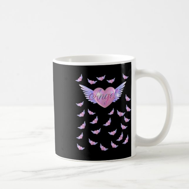 Caneca De Café Angel Heart Com Asas (Direita)