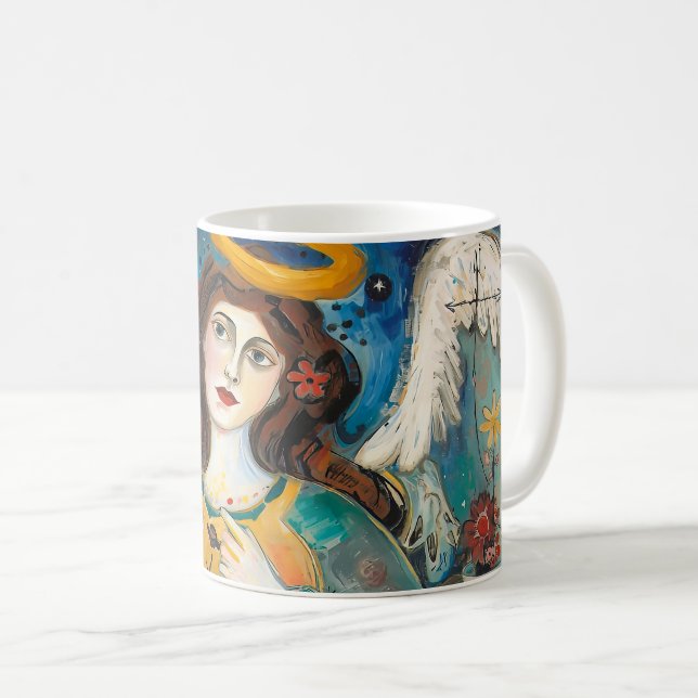 Caneca De Café Angel Line  (Frente Esquerda)