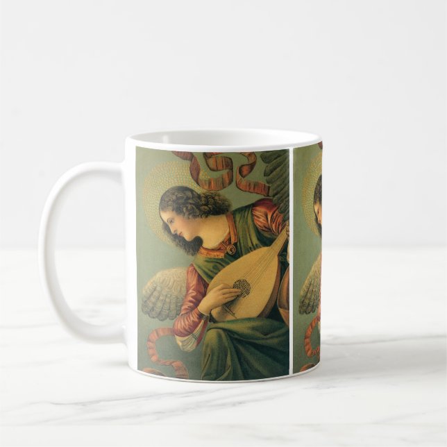 Caneca De Café Angel Musiciano, Melozzo da Forli, Arte Renascenti (Esquerda)