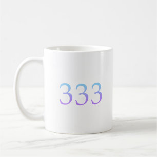 Caneca De Café Angel Number 333 - Suporte
