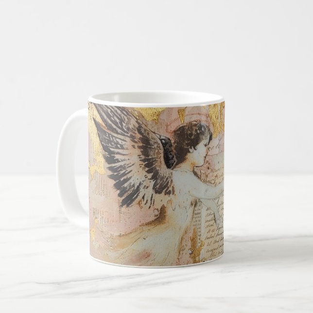 Caneca De Café Angel Power  (Frente Esquerda)