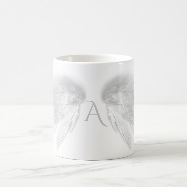 Caneca De Café ANGEL WINGS Monograma Branco (Centro)