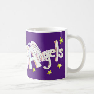 Caneca De Café Angel Wings Word Art Cox Copo de Café