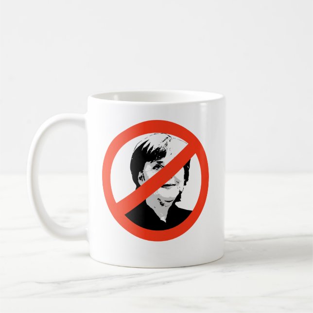 Caneca De Café Angela Merkel (Esquerda)