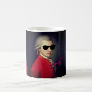 Caneca De Café Angelilli Heart Wolfgang Amadeus Mozart com assina