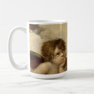 Caneca De Café Angels Cherubs Raphael Santi Sistine Madonna Sweet