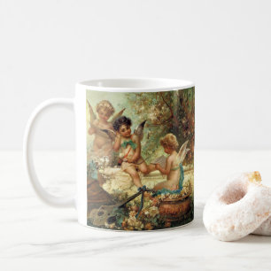 Caneca De Café Angels músicos por Hans Zatzka, Victoriano de Bel