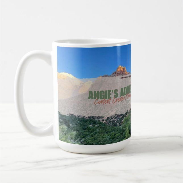 Caneca De Café Angie's Adventures Branded Coffee Mug (Esquerda)