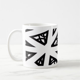 Caneca De Café Angles In Black and White
