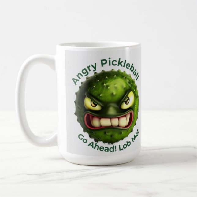 Caneca De Café Angry Pickleball Mug (Esquerda)