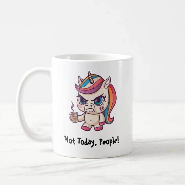 Caneca De Café Angry Unicorn Mug (Esquerda)