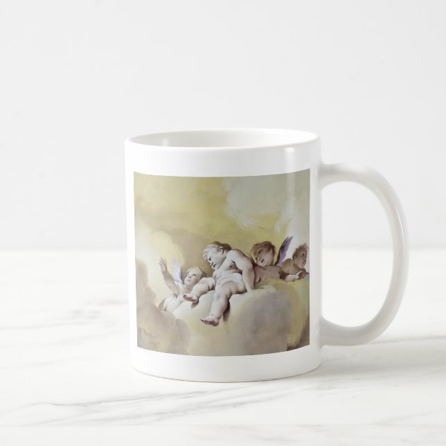 Caneca De Café Ângulos doces no céu (Direita)