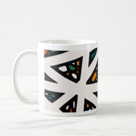 Caneca De Café Ângulos em Cor