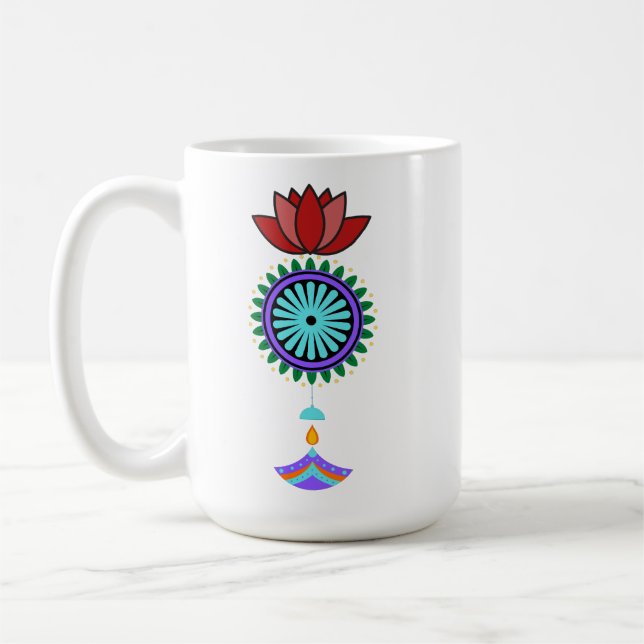 Caneca De Café Anhänger spirituell mit Lotusblüte (Esquerda)