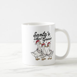 Caneca De Café Anim Humor Adulto Silliest Goose Leve Papais noeis
