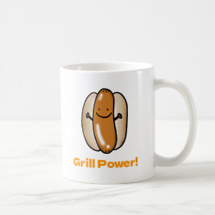 Caneca De Café Animação de Cachorro Quente