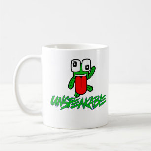 Caneca De Café Animação de Design Clássica Graphic Unspeakables