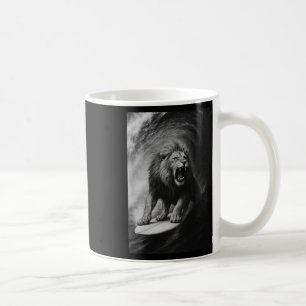 Caneca De Café Animação Divertida de Leão Surfando Selfie no Surf