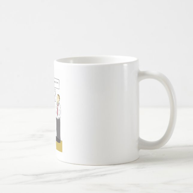 Caneca De Café Animação Humana sobre Saúde e Segurança (Direita)