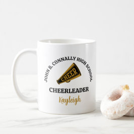 Caneca De Café Animada Porra de Líder de Torcida do Ensino Médio 