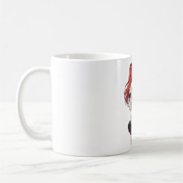Caneca De Café animadora de cabelo vermelho