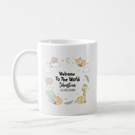 Caneca de Café Animais Bem-vindos ao Mundo