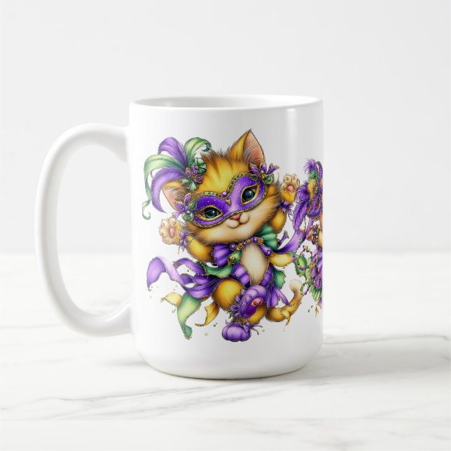 CANECA DE CAFÉ ANIMAIS COLORIDOS E FOFOS DE CARNAVAL (Esquerda)